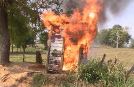 Cajamarca: destruyen y queman casetas en zona de proyecto Conga