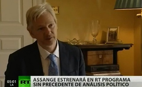 Julian Assange, fundador de Wikileaks tendrá un programa de televisión en RT