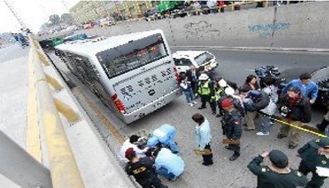 Barranco: Bus del Metropolitano atropelló a joven que cruzó la pista de forma imprudente