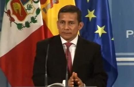 Ollanta Humala desvincula renovación de licencia de Telefónica de deuda tributaria Ollanta Humala desvincula renovación de licencia de Telefónica de deuda tributaria