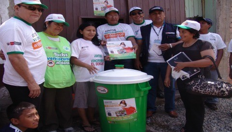 Minsa supervisó recojo de recipientes inservibles para evitar el dengue en Puente Piedra