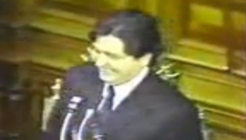 Mira cómo el Congreso despidió a Alan García tras su primer Gobierno