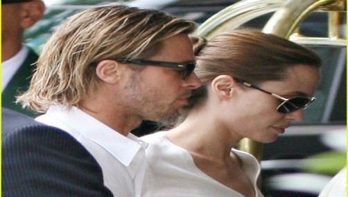 Angelina Jolie y Brad Pitt se pasean por Londres