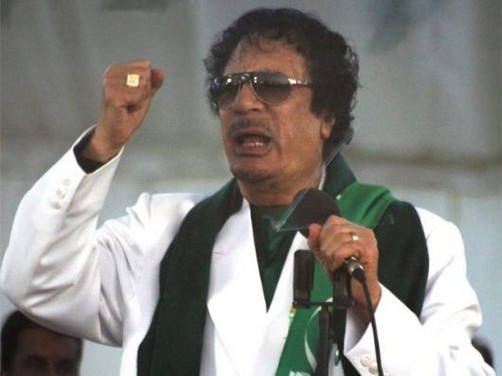 Muamar Gadafi dijo que purificará a las ratas