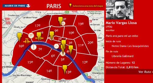El Instituto Cervantes de París tras los pasos de Mario Vargas Llosa en la Ciudad Luz