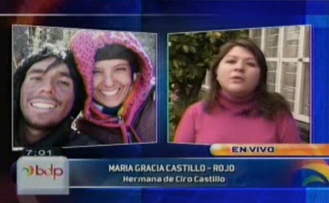 Hermana de Ciro: 'Teníamos una pequeña esperanza de encontrarlo con vida'