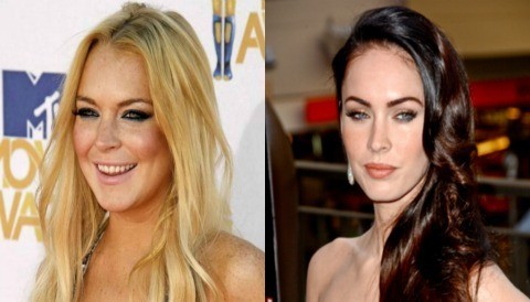 A quien prefieres para el papel de Liz Taylor ¿Lindsay Logan o Megan Fox?