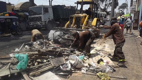 Campaña de limpieza integral se realizó este sábado en Barrios Altos