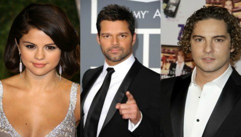 Selena Gómez, Ricky Martin y David Bisbal, juntos en México