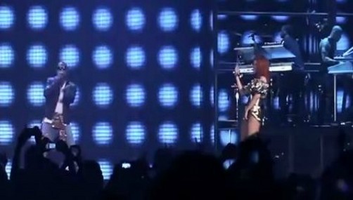 Rihanna junto a Kanye West en el Loud Tour (video)