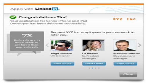Apply with LinkedIn, el botón para buscar empleo de la red