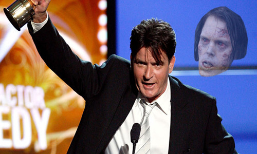 Charlie Sheen y Warner Brothers fumaron la pipa de la paz