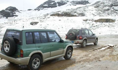 Cierran temporalmente la Carretera Central por nevada en Ticlio