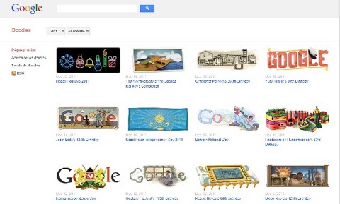 Recuerde los mejores 'Doodles' de Google del 2011