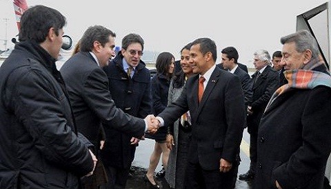Ollanta Humala se encuentra en Suiza para participar en Foro de Davos