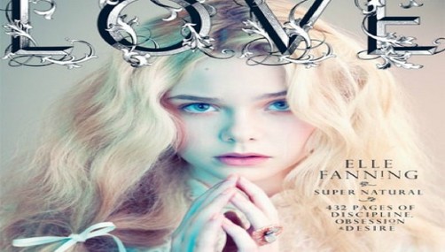 Elle Fanning posó para la revista Love