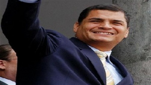 Rafael Correa ya llegó a Lima para cambio de mando