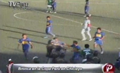 Copa Perú: partido en Chiclayo termina en bronca