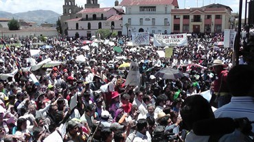 Cajamarca: Enfrentamiento deja un herido
