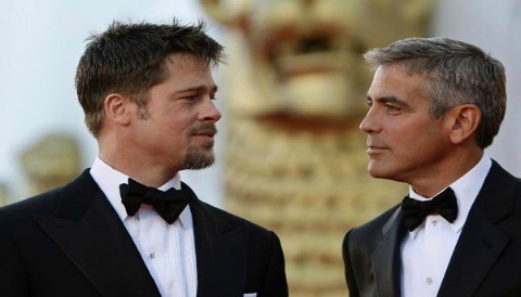 George Clooney planea una gran broma contra Brad Pitt