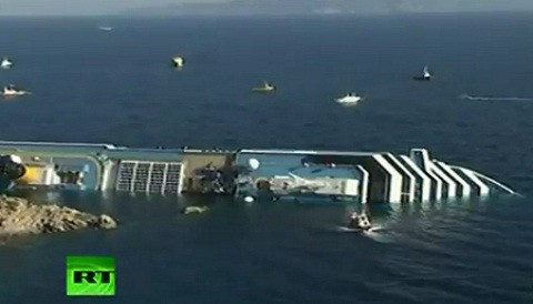 Italia: Ya son 17 los muertos tras el naufragio del Costa Concordia