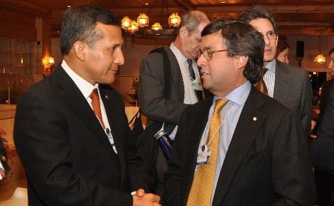Ollanta Humala destaca que el Perú ha alcanzado logros importantes en Davos