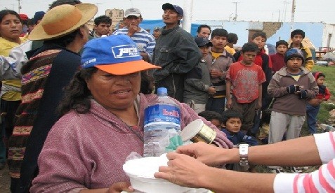 Indeci repartió más de 224 toneladas de productos de primera necesidad a damnificados por las lluvias