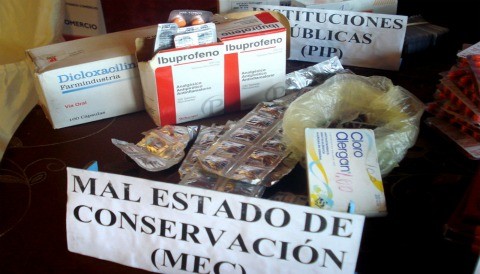 Dos mil kilos de medicamentos y cosméticos bamba se incautaron en Loreto
