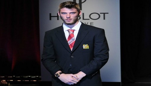 David de Gea modelo en el 'The Art of Fusion'