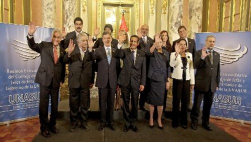 Cumbre de Jefes de Estado de Unasur se inició en Palacio de Gobierno