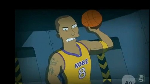 Video: El basquetbolista Kobe Bryant apareció en Los Simpson