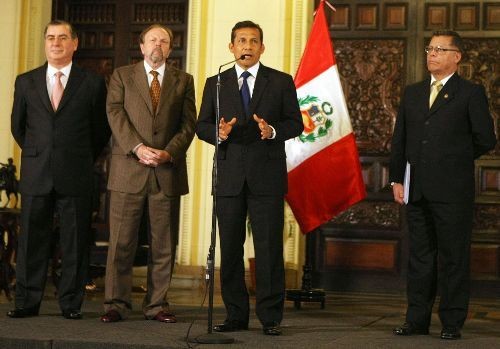 Ollanta Humala sobre temblor: 'Repararemos inmediatamente lo que debamos'