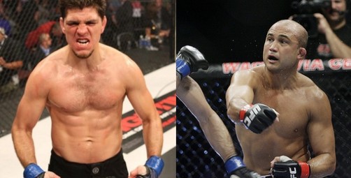 El pesaje de BJ Penn vs Nick Diaz por el UFC 137 (Video)
