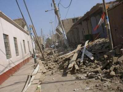 Ica: Siete viviendas colapsadas tras fuerte sismo de 6.7 grados