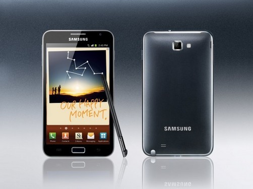 Galaxy Note de Samsung fue lanzado con 4G