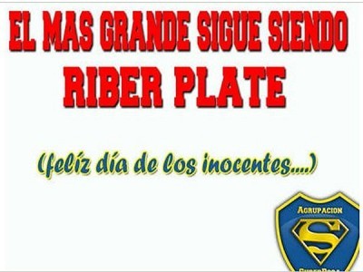 Día de los inocentes: los xeneizes se burlan de River Plate