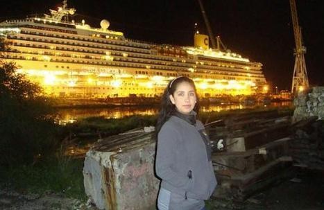 Caso Costa Concordia: Erika Soria cedió su chaleco salvavidas a un anciano