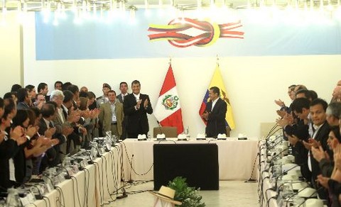 Ollanta Humala: 'El reto impuesto por la historia es una mayor integración'