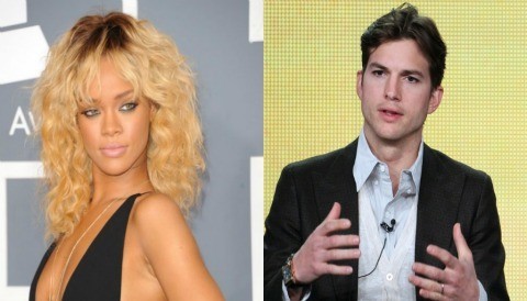 Rihanna esquiva preguntas sobre Ashton Kutcher Rihanna esquiva preguntas sobre Ashton Kutcher