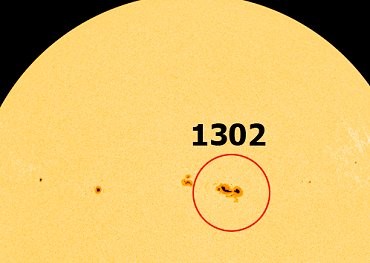 La Tierra será apuntada por gran mancha solar este jueves