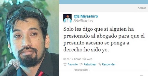 Aldo Miyashiro: 'Siempre pedí justicia, nunca encubrí a nadie'