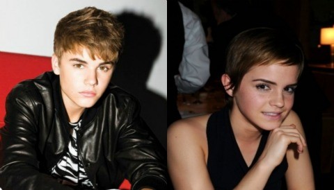 Emma Watson y Justin Bieber tienen los cortes de cabello más populares