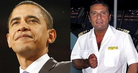 Para republicanos Obama es como el capitán del Costa Concordia