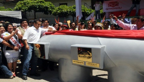 Presidente Ollanta Humala anunció el inicio de labores para la reducción del costo del gas