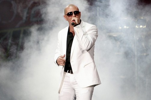 Pitbull golpea a un fanático en un concierto (video)