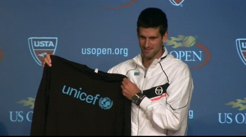 Djokovic es el nuevo Embajador de Unicef en Serbia