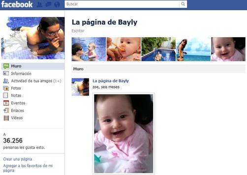 Jaime Bayly mostró foto de su hija Zoé a los seis meses