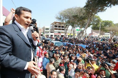 Presidente Humala viajará hoy a Moquegua