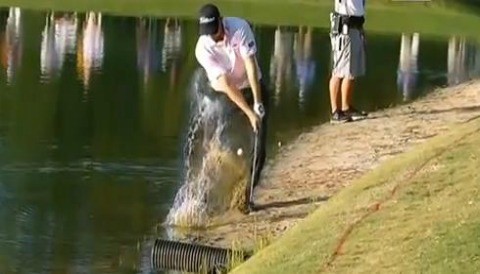 Bill Haas logró el mejor tiro de golf de este 2011 (Video)