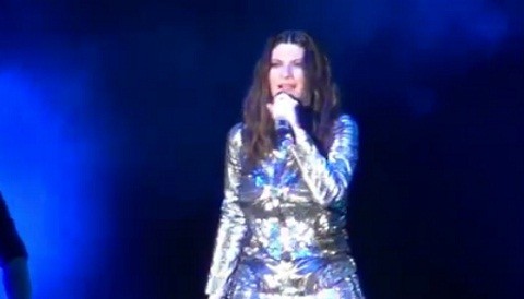 Laura Pausini brindó anoche un gran concierto en el Jockey Club